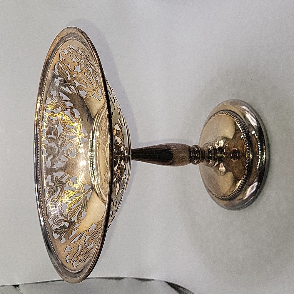Sheffield Silver Company Vintage Pedastal Candy Dish.